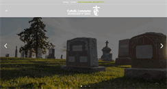 Desktop Screenshot of catholiccem.com